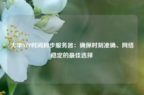 大華NTP時間同步服務器：確保時刻準確、網絡穩定的最佳選擇